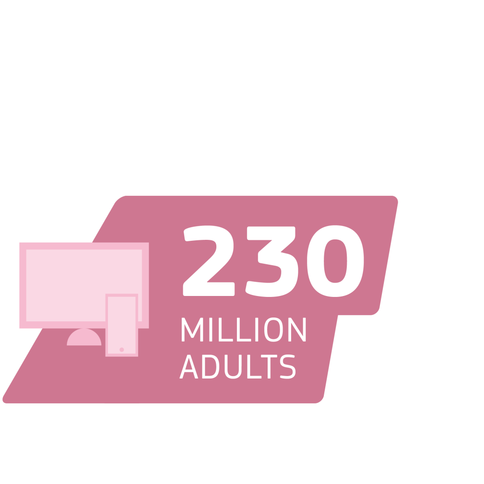 230 million adults